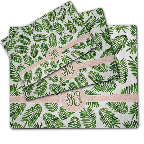 Tropical Leaves Dog Food Mat - MAIN (sm, med, lrg)