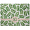 Tropical Leaves Dog Food Mat - Medium without bowls