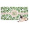 Tropical Leaves Dog Towel (Personalized)