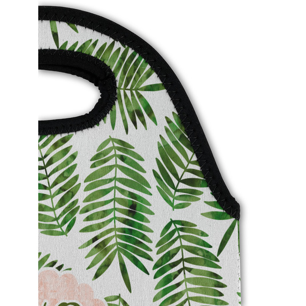 Tropical Leaves Double Wine Tote - Detail 1 (new)