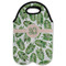 Tropical Leaves Double Wine Tote - Flat (new)