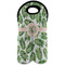 Tropical Leaves Double Wine Tote - Front (new)