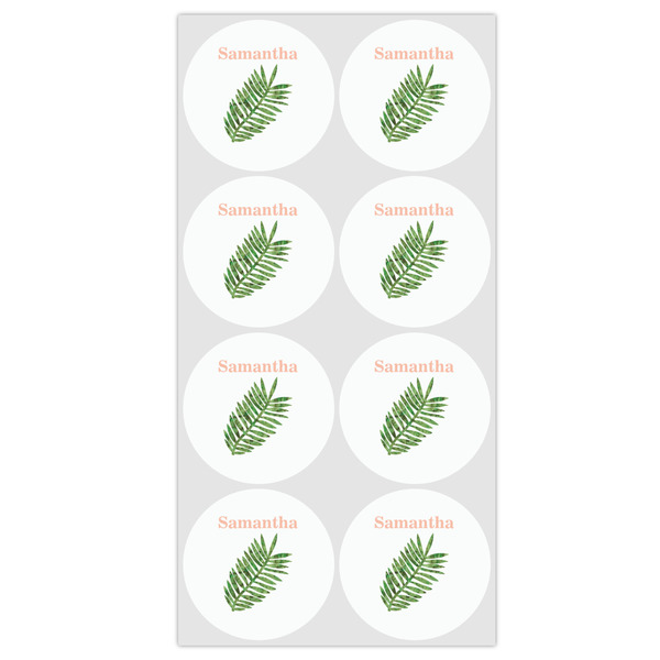Tropical Leaves Drink Topper - Medium - Set of 12