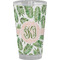 Tropical Leaves Pint Glass - Full Color - Front View