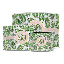 Tropical Leaves Drum Lamp Shade (Personalized)
