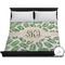 Tropical Leaves Duvet Cover - King (Personalized)