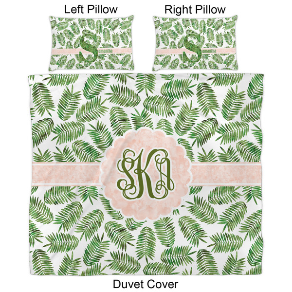 Tropical Leaves Duvet Cover Set - King - Approval