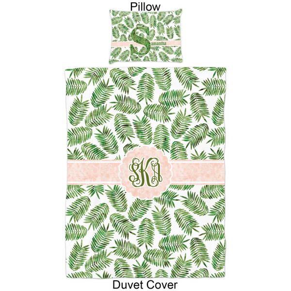 Tropical Leaves Duvet Cover Set - Twin - Approval