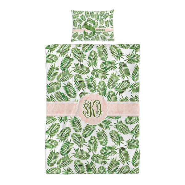Tropical Leaves Duvet Cover Set - Twin XL - Alt Approval