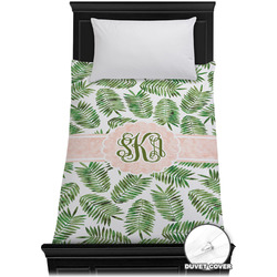Tropical Leaves Duvet Cover - Twin XL (Personalized)