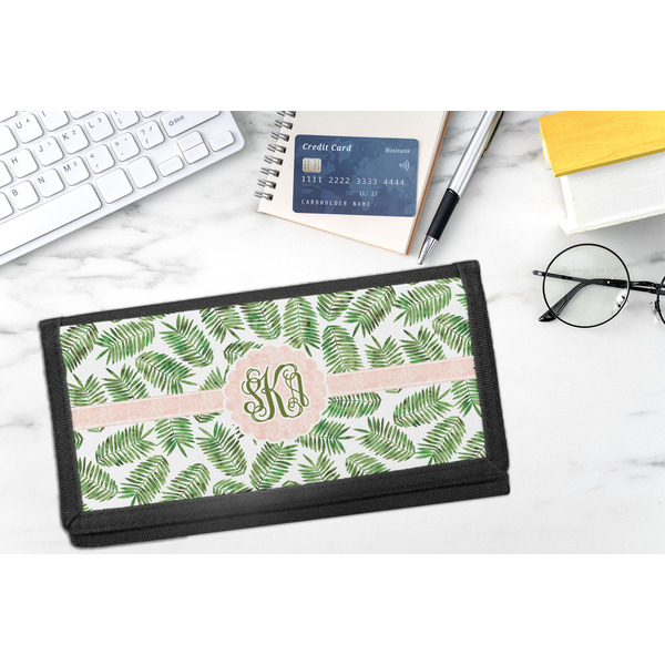 Tropical Leaves DyeTrans Checkbook Cover - LIFESTYLE