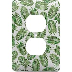 Tropical Leaves Electric Outlet Plate