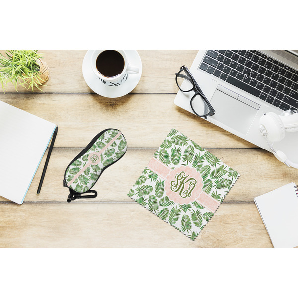 Tropical Leaves Eyeglass Case and Cloth Set - LIFESTYLE