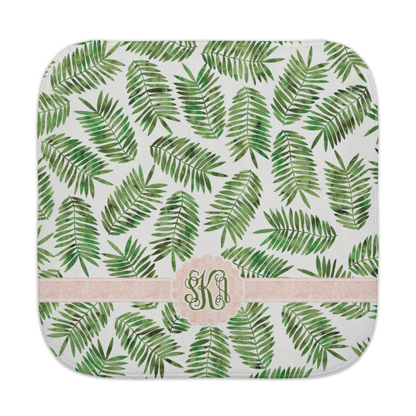 Custom Tropical Leaves Face Towel (Personalized)