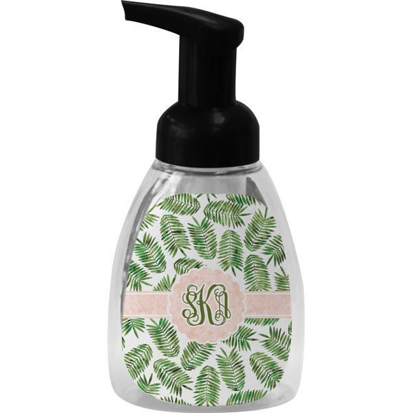 Custom Tropical Leaves Foam Soap Bottle (Personalized)