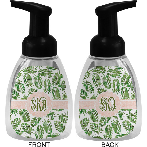 Tropical Leaves Foam Soap Bottle (Front & Back)