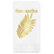 Tropical Leaves Guest Napkins - Foil Stamped (Personalized)
