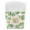 Tropical Leaves French Fry Favor Box - Front View