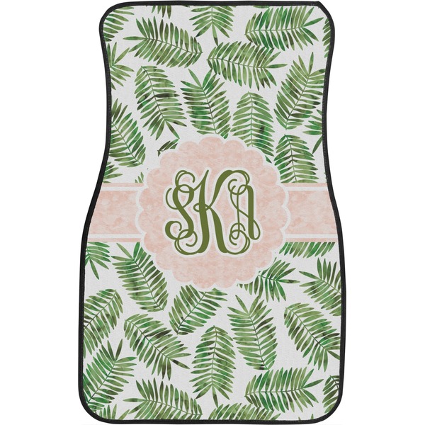 Tropical Leaves Front Seat Car Mat