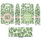 Tropical Leaves Gable Favor Box - Approval