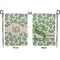 Tropical Leaves Garden Flag - Double Sided Front and Back