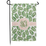 Tropical Leaves Garden Flag (Personalized)