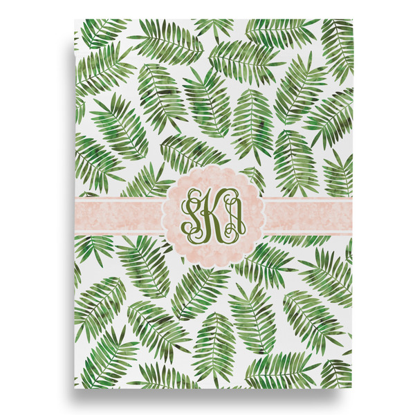 Tropical Leaves Garden Flags - Large - Double Sided - FRONT