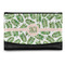 Tropical Leaves Genuine Leather Womens Wallet - Front/Main