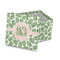 Tropical Leaves Gift Box with Lid - Canvas Wrapped (Personalized)