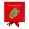 Tropical Leaves Gift Boxes with Magnetic Lid - Red - Approval