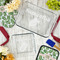 Tropical Leaves Glass Baking Dish Set - LIFESTYLE