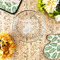Tropical Leaves Glass Pie Dish - LIFESTYLE