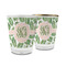 Tropical Leaves Glass Shot Glass - 1.5 oz (Personalized)