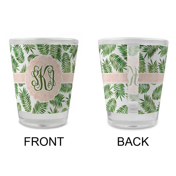Tropical Leaves Glass Shot Glass - Standard - APPROVAL