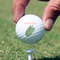 Tropical Leaves Golf Ball - Branded - Hand