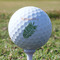 Tropical Leaves Golf Ball - Branded - Tee