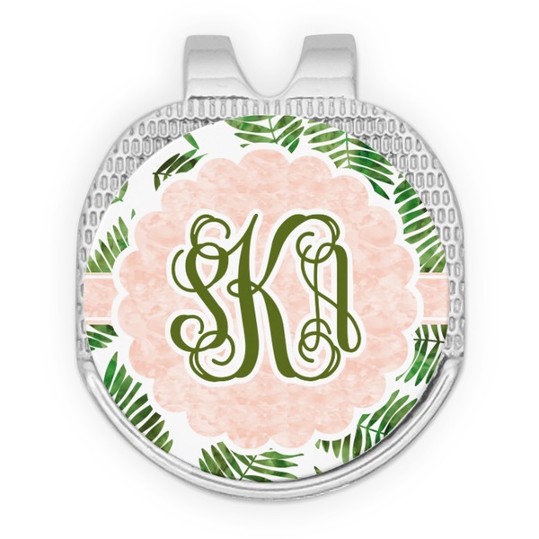 Tropical Leaves Golf Ball Hat Marker Hat Clip