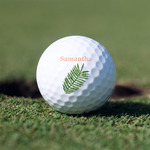 Tropical Leaves Golf Balls - Non-Branded - Set of 12 (Personalized)