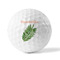 Tropical Leaves Golf Balls - Generic - Set of 12 - FRONT