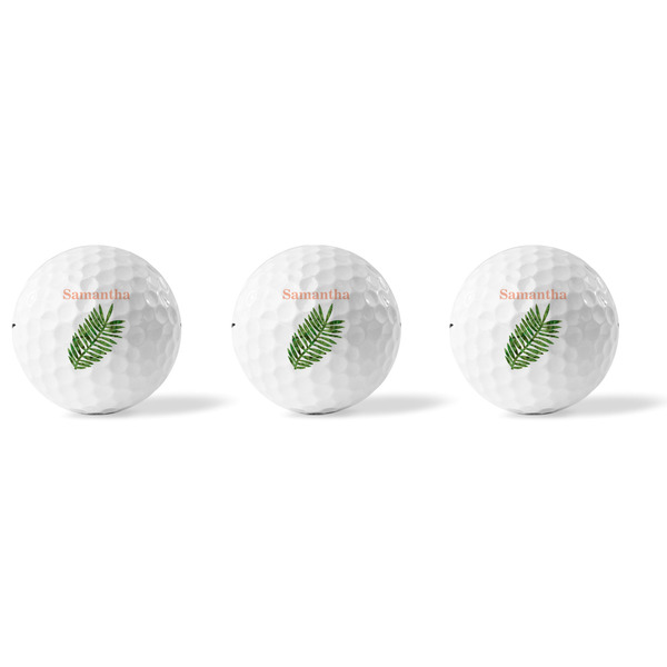 Tropical Leaves Golf Balls - Titleist - Set of 3 - APPROVAL