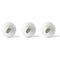 Tropical Leaves Golf Balls - Titleist - Set of 3 - APPROVAL