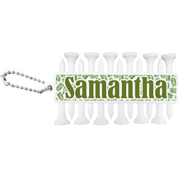 Tropical Leaves Golf Tees & Ball Markers Set (Personalized)