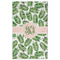 Tropical Leaves Golf Towel - Poly-Cotton Blend - Large w/ Monograms