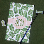 Tropical Leaves Golf Towel Gift Set (Personalized)