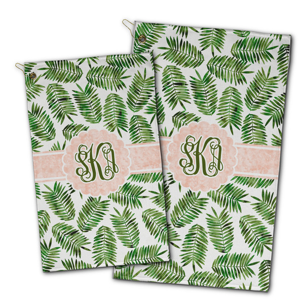 Tropical Leaves Golf Towel - PARENT (small and large)