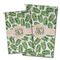 Tropical Leaves Golf Towel - Poly-Cotton Blend w/ Monograms