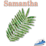 Tropical Leaves Graphic Iron On Transfer (Personalized)