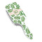 Tropical Leaves Hair Brush - Angle View
