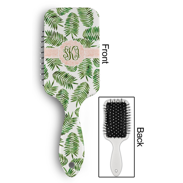 Tropical Leaves Hair Brush - Approval