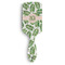 Tropical Leaves Hair Brush - Front View